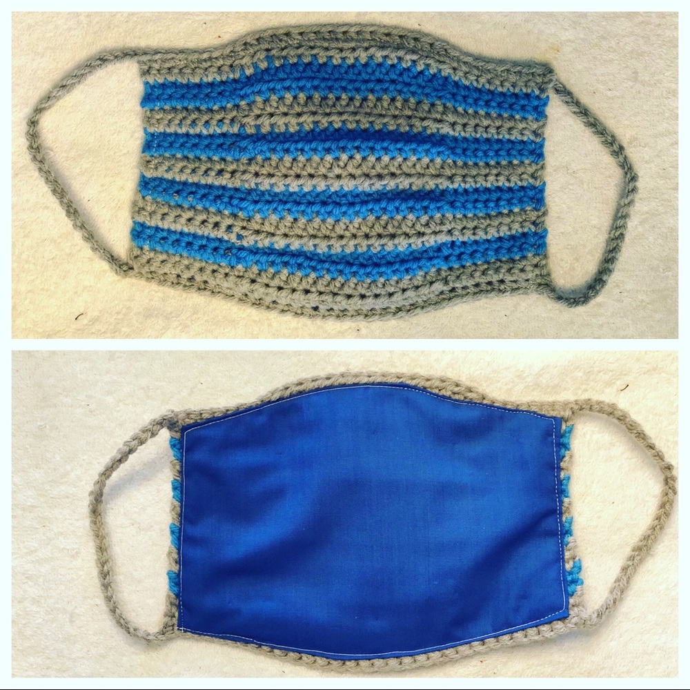 Crochet face masks